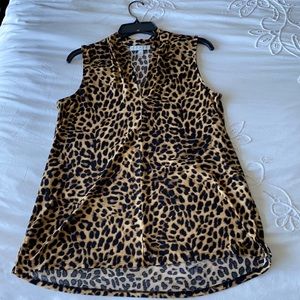 Animal print blouse